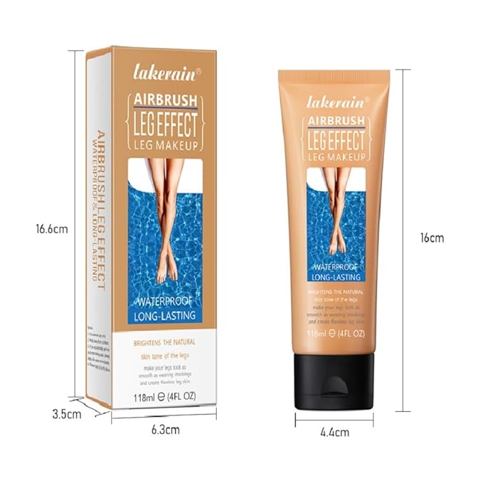 Leg Makeup Waterproof No Transfer,Leg Makeup Lotion,Leg and Body Scar Cover up Makeup,Long Last Body Foundation (3# Bronze, 4 FL OZ)