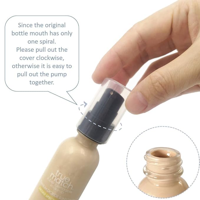 2pcs Replacement Press Pump for L'Oreal Paris True Match Super-Blendable