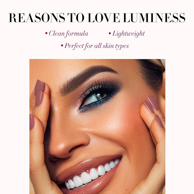 LUMINESS Face & Eye Makeup Remover, Airbrush Spray Makeup Eraser (1.86 fl oz) - Removes Longwear Cosmetics & Waterproof Formulas - Gentle -Make Up Remover for Soft, Smooth, & Hydrated Skin