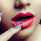 Lip Brush Professional Make Up Brush Travel Lipstick Gloss Wands Applicator Cosmetic Tool Kits, Cruelty-Free & Vegan, Precise Application (L304)