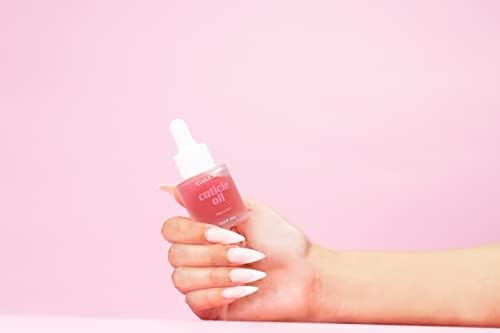 KIARA SKY Hydrating Nail and Cuticle Oil - Ultra Nourishing Repair Nail Strengthener - Ultimate Nail Growth - For Weak Damaged Nails, 7 fl oz (Rose)