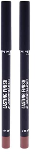 Rimmel Lasting Finish 8HR Lip Liner, 725 Tiramisu, Pack of 2