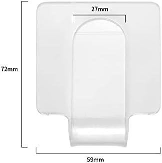 2Pcs Makeup Hand-held Palette Professional Clear Acrylic Makeup Mixing Tray Palette for Foundation Eyeshadow Powders Cosmetics Nail Art Manicure Palette