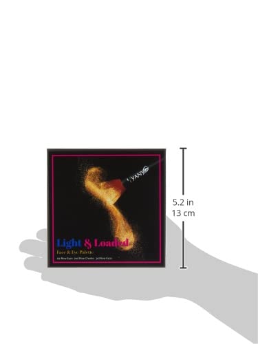 Luxe Light & Loaded Multi-Use Palette | 4-in-1, Eyeshadow, Blush, Contour, Highlight | Mix colors for Custom Blends | Includes Mirror and Dual Brush