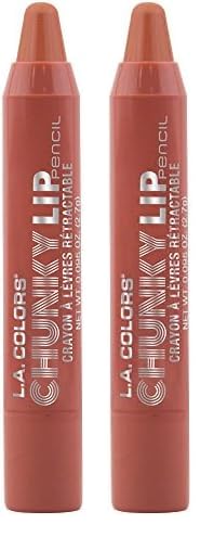 L.A. COLORS Chunky Lip Pencil, Warm Caramel, 0.04