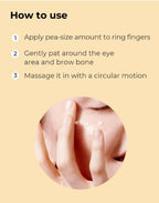 Tristar Advanced Snail Peptide Eye Cream, Anti-Wrinkle, Anti-Aging, Dark Circle Removing, Brightening Night Cream, 73.7% Snail Mucin - 30ml / 1FL Oz – 1 Count