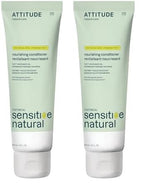 ATTITUDE Hair Conditioner, Plant- and Mineral-Based Ingredients, Vegan and Cruelty-free Beauty Products for Sensitive Skin, Nourishing, Avocado Oil, 8 Fl Oz (Pack of 2)