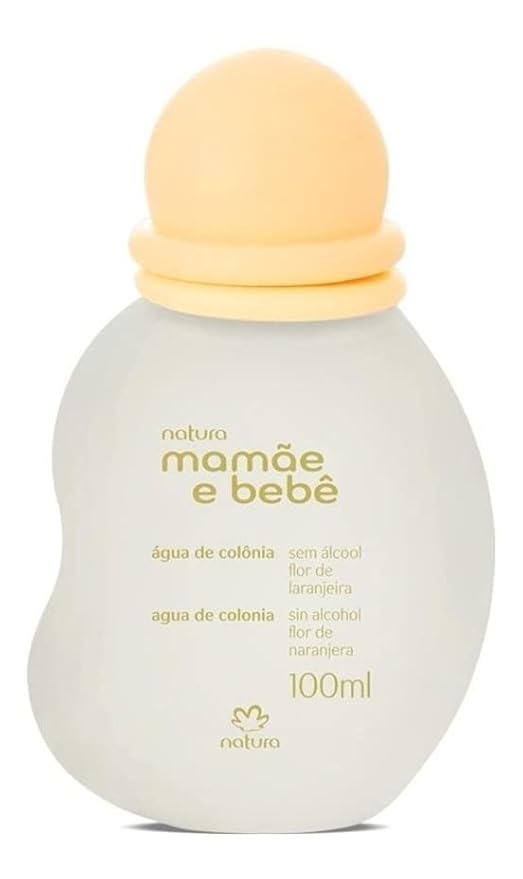 natura - Linha Mamae e Bebe - Agua de Colonia Flor de Laranjeira sem Alcool 100 Ml - (Mom & baby Collection - Orange Blossom Cologne without Alcohol 3.38 Fl Oz)