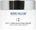 Beverly Hills MD Lift & Firm Sculpting Cream- Tighten & Tone Skin, Anti-Aging Lotion for Smooth, Moisturized Complexion- Lift and Smooth Face, Neck, Décolleté w/Silk Peptides, + Aloe Vera, Vitamin E