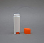 5ml 100Pcs Empty Oval Deodorant Lip balm Tubes Containers Twist-up Refillable Containers for Lipstick,Chapstick,Homemade Lip balm,DIY Deodorants(Pink White)