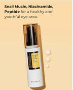 Tristar Advanced Snail Peptide Eye Cream, Anti-Wrinkle, Anti-Aging, Dark Circle Removing, Brightening Night Cream, 73.7% Snail Mucin - 30ml / 1FL Oz – 1 Count