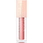 Maybelline Lifter Gloss, Hydrating Lip Gloss with Hyaluronic Acid, Moon, Nude Pink, 0.18 Ounce