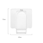 Handheld Makeup Mixing Palette, Transparent Hand Tray