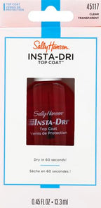 Sally Hansen Insta-Dri®, Clear Top Coat, Quick Dry, Long Lasting, Streak-Free Shine, Clear Nail Polish