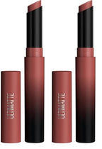 MAYBELLINE Color Sensational Ultimatte Matte Lipstick, Non-Drying, Intense Color Pigment, More Mocha, Mid-Tone Mauve, 1 Count (Pack of 2)