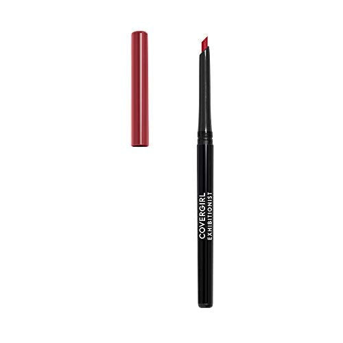 COVERGIRL Exhibitionist Lip Liner Uncarded, Cherry Red 220, 0.012 Ounce (Pack of 4)