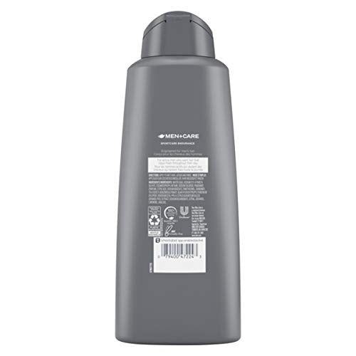 DOVE MEN + CARE SportCare 3 in 1 Shampoo for Menâ€™s Hair Endurance+Comfort Cleans and Conditions Better Than Regular Shampoo for Men 20.4 oz (naivjif-141)