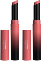 MAYBELLINE Color Sensational Ultimatte Matte Lipstick, Non-Drying, Intense Color Pigment, More Blush, Rose Pink, 1 Count (Pack of 2)