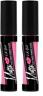 L.A. Girl Matte Flat Finish Pigment Gloss, Playful, 0.17 Ounce (Pack of 2)