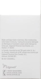 INTUITION Schick Refill, Razors for Women Sensitive Skin | Intuition Razor Blades Refill with Organic Aloe, Razor Refills , 6 Count (Pack of 1)