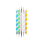 20pcs Nail Art Brushes Set, Nail Art Design Pen Painting Tools with Nail Extension Gel Brush, Nail Polish Brush, Builder Nail Gel Brush, Dotting needle,Adhesive drill pen (PinkFlower)