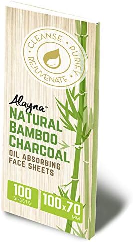 Oil Blotting Sheets for Face Natural Bamboo Charcoal Blotting Paper for Oily Skin Oil Absorbing Tissues Beauty Blotters Remove Excess Shine Organic Blot Papers For Make UpFacial & Skin Care 3 Pack