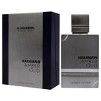Al Haramain Amber Oud Carbon Edition Eau De Parfum Spray 60ml (2.0 oz) - Long-Lasting Men’s Cologne, Woody Aromatic Arabian Perfume with Premium Arabic Fragrance for Men