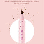 Freckle Pen Faux Freckle Pen Colour Pop Freckle Pen Supernaturally Realistic Freckles Makeup Brush Fantastic Freckles Pen Long-lasting Waterproof Soft-point Absorbent Pen For a Natural and Easy Makeup Look (dark brown)