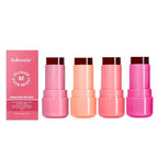 4Pcs Milk Jelly Blush - Milk Blush - Sheer Cheek & Lip Stain，Long Lasting Milk Jelly Tint Have Transparent & Bright Colors (multicolored)