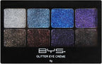 BYS Glitter Gel Makeup Palette 8 shades - Boogie Nights