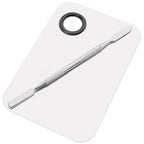 Professional Pro Stainless Steel Makeup Palette, Professional Cosmetic Mixing Makeup Palette Spatula Makeup Artist Tool, 1.0 Count