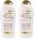 OGX Extra Creamy + Coconut Miracle Oil Ultra Moisture Body Wash, 19.5 Fl Oz (Pack of 2)