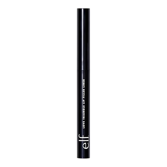 e.l.f. Love Triangle Lip Filler Liner, 2-in-1 Lipliner Pencil For Sculpting & Filling, Long-Lasting Intense Color, Vegan & Cruelty-Free, Red