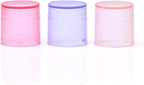 30 Pieces Multicolor Empty Lip Balm Container Tubes Lip Balm Empty Container Clear Tubes with Twist Bottom and Top Cap(Color Random)