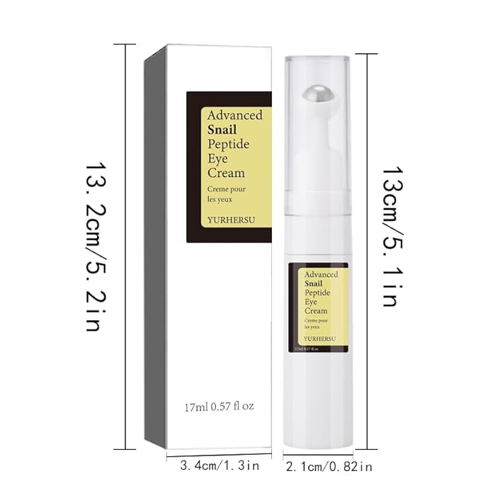 Moisturizing and hydrating snail peptide eye cream can tighten the eye, improve the dark circles around the eyes, and weaken the fine lines of the eye essence