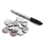 Silver Empty Round Metal Pans 60 Pack