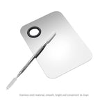 Makeup Palette, Stainless Steel Cosmetic Makeup Palette Professional
