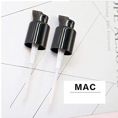 2pcs Replacement Pump for Bottle Compatible with Both Mac and Double Wear(Black)