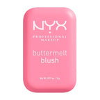 NYX PROFESSIONAL MAKEUP Buttermelt Powder Blush, Fade and Transfer-Resistant Blush, Up to 12HR Make Up Wear, Vegan Formula - Butta Together