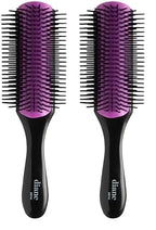 Diane Nylon Pin Styling Hair Brush for Detangling, Separating, Shaping and Defining Wet Thick or Curly Hair, Glides Through Tangles with Ease (Pack of 2)