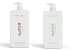 Native Body Wash | Coconut & Vanilla, Cucumber & Mint - 36 oz bottle with pump - Pack of 2