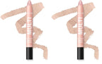 wet n wild Color Icon Cream Eyeshadow Multi-Stick, Moisturizing, Nourishing Velvety Cream-to-Powder Buildable & Blendable Formula, Cruelty-Free & Vegan - Peachy Crush (Pack of 2)
