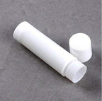50PCS 5ml Empty Refill White Plastic Lip Gloss Balm LipStick Tubes Sample Packing Vials Holder Bottles DIY Beauty Tool