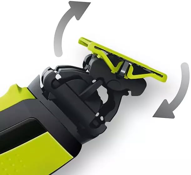 Philips OneBlade Hybrid Body and Face Stubble Trimmer with 4 x Lengths, 2 Extra Blade and Travel Pouch,