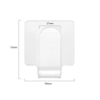 2Pcs Professional Makeup Palette Acrylic Hand-held Palette Makeup