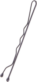 Amazon Basics Bobby Pins, Black Hair Pins for all Hair types, 48 Count