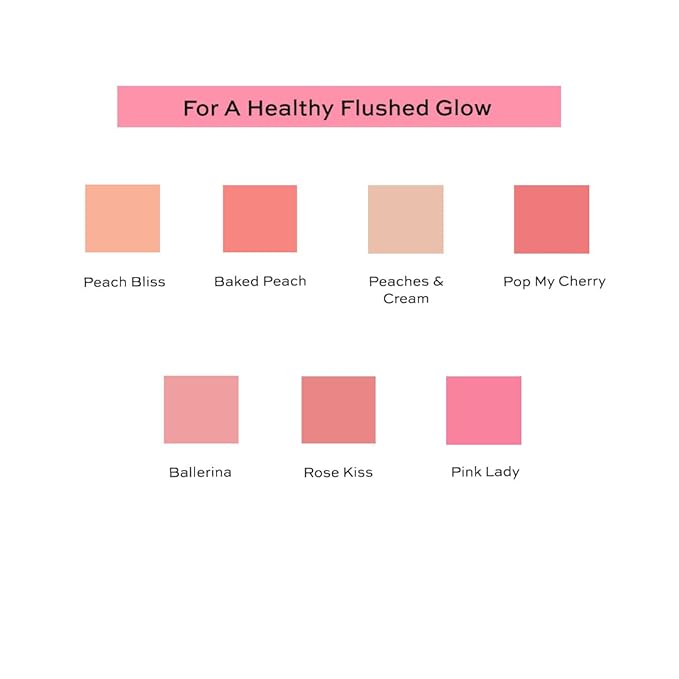 Revolution, Blusher Reloaded, Pressed Powder Face Blusher, Highly Pigmented & Long-Lasting Formula, Ballerina, 0.26 oz