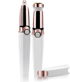 Abhiya's Facial Hair Remover & Eyebrow Trimmer - 2 in 1 Electric Women's Face, Nose & Body Shaver - Painless Epilator - USB Rechargeable with LED Light