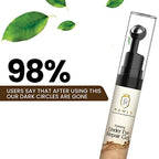 RAWLS 5% Caffeine Eye Serum and Under Eye Roller Cream for Dark Circles and Puffiness, Caffeine Eye Cream with 360° Massage Ball Reduce Wrinkles and Fine Lines-0.5 fl oz