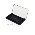 Empty Eyeshadow Palette Eyeshadow Makeup Palette Lipstick Container Makeup Empty Case for Blush Lipstick, 2Pcs 24 Grids